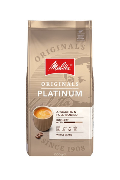Zestaw 2x 1kg Kawa ziarnista Melitta Originals Platinum