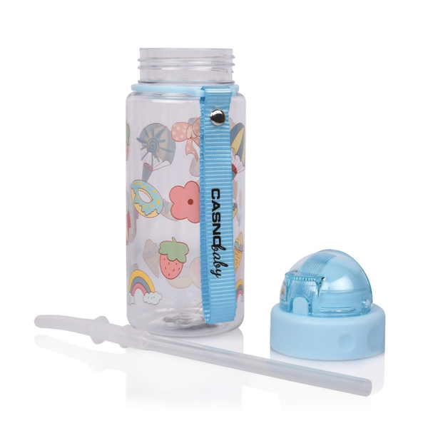 Butelka na wodę dla dzieci Casno Willy 400 ml - Niebieska