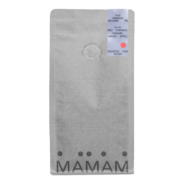 Kawa ziarnista MAMAM Rwanda Gicumbi PB Filtr 250g