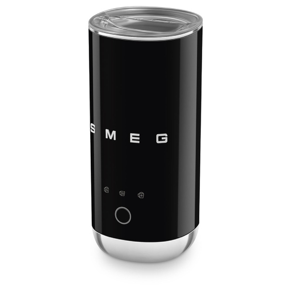 Spieniacz do mleka Smeg MFF02BLEU - Czarny połysk