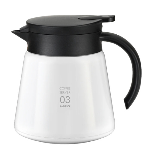 Dzbanek termiczny Hario V60-03 Heat-Retaining 800 ml - Biały – NIEDOSTĘPNY