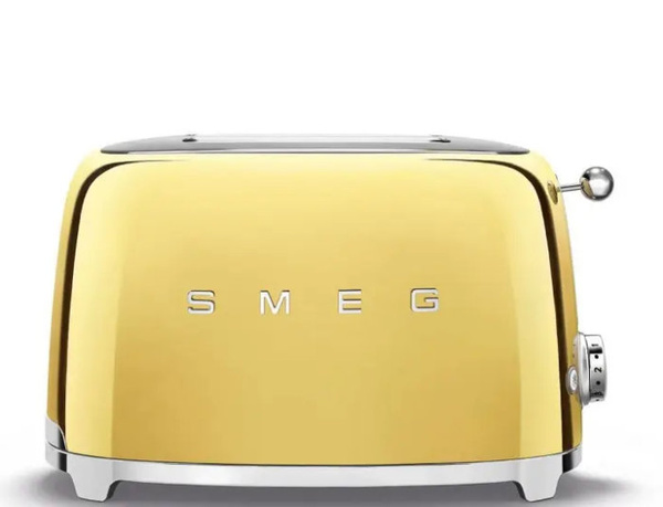 Toster na 2 kromki SMEG TSF01GOEU - Złoty – NIEDOSTĘPNY