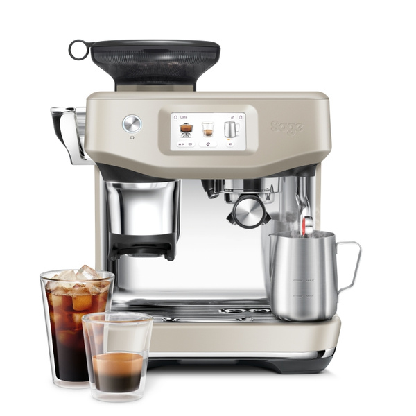 Ekspres do kawy Sage the Barista Touch™ Impress SES882ALM - Beżowy + ZESTAW AKCESORIÓW BARISTY GRATIS