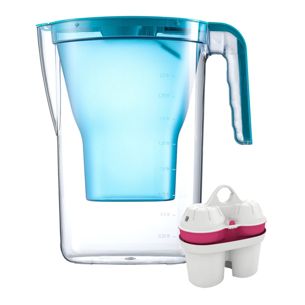 Dzbanek filtrujący wodę BWT Vida 2.6 l Niebieski - manualny z wkładem Mg2+