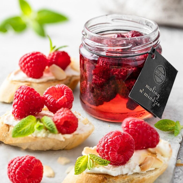 Maliny w miodzie Krupiec 220g