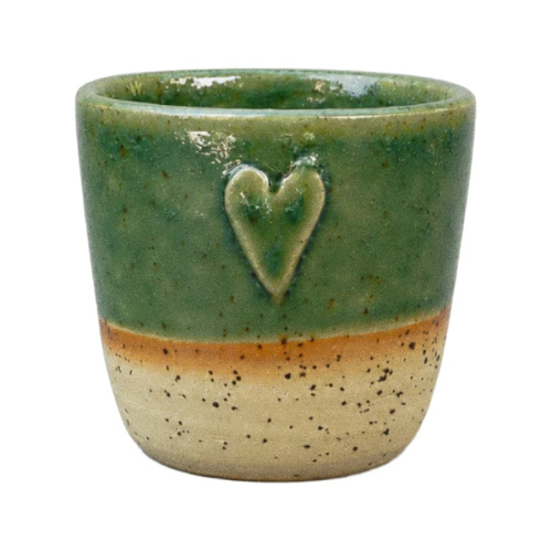 Czarka Pot Pot Glossy Green Heart 200ml