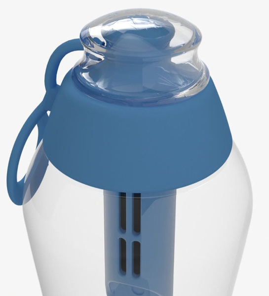 Butelka filtrująca wodę Dafi 0,5 L + filtr węglowy - Niebieska