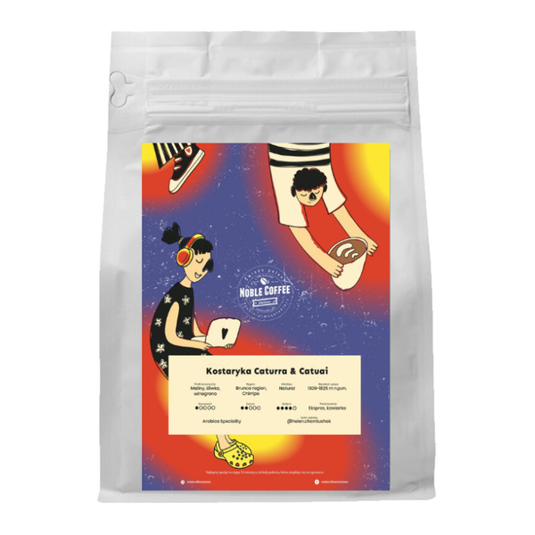 Kawa ziarnista Noble Coffee Kostaryka Caturra & Catuai 250g