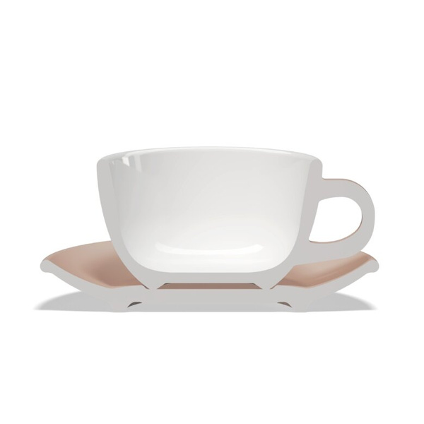 Filiżanka Club House Tulipano 300ml - Piaskowa