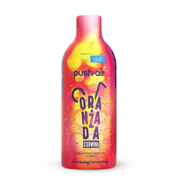 Koncentrat do wody Dafi PushAir Czerwona Oranżada 500ml