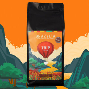 Kawa ziarnista Trip Coffee Brazylia DARK 1kg