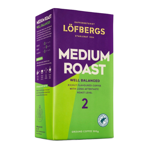 Kawa mielona Löfbergs Medium Roast In Cup 500g
