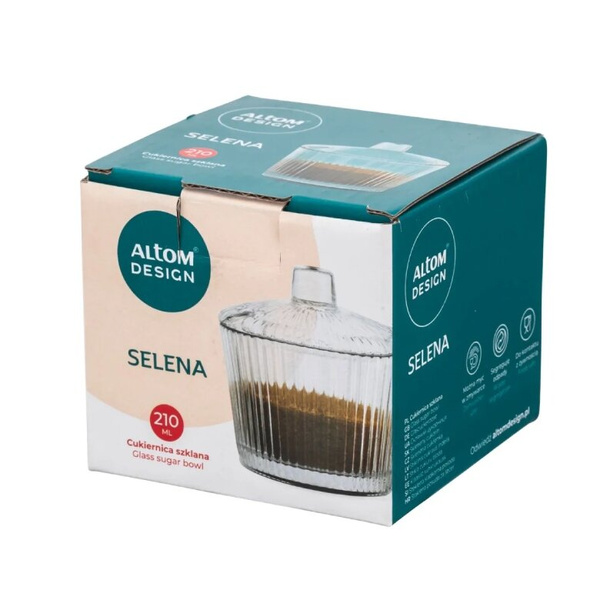 Szklana cukiernica Altom Selena 210 ml