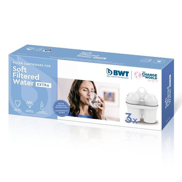 Wkład filtrujący wodę BWT Soft Filtered Water Extra - 3 sztuki