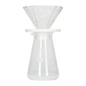 Zestaw do herbaty Cha Cha Drip Bouquet 02 + Serwer + Filtry - Biały - NIEDOSTĘPNY