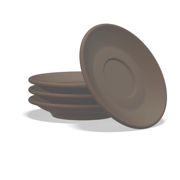 Filiżanka do cappuccino Club House Tulipano 210ml - Brązowa