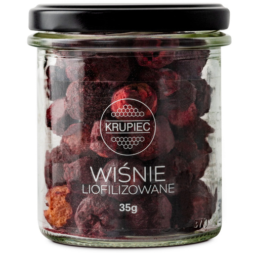Wiśnie liofilizowane Krupiec 35g - opinie w konesso.pl