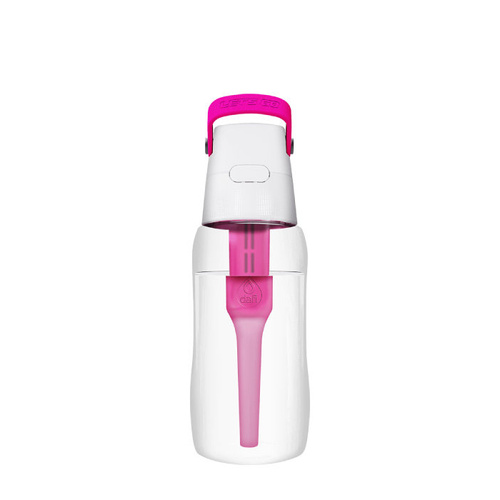 Butelka filtrująca Dafi SOLID 0,5 l + filtr węglowy - Flamingowy