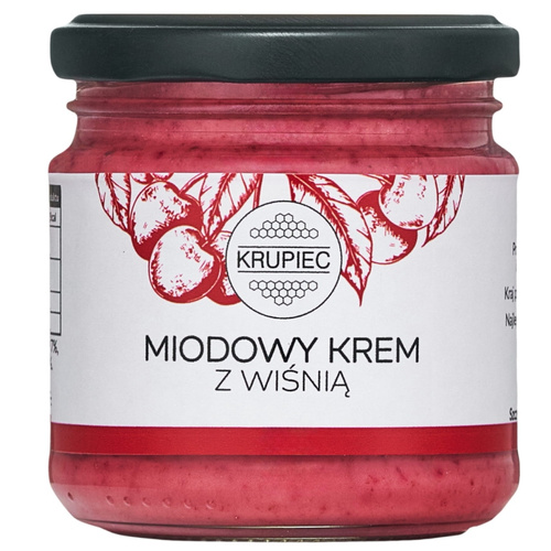 Miód z wiśnią Krupiec 250g