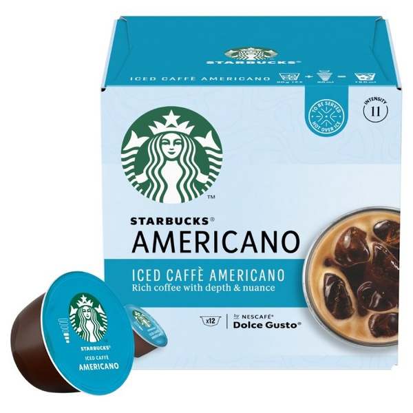 Kapsułki Nescafé Dolce Gusto STARBUCKS® Iced Americano 12 sztuk - NIEDOSTĘPNY