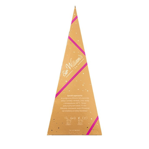Czarna herbata Sir Williams Tea Ceylon Gold - Piramida 15x2g