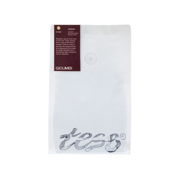 Kawa ziarnista Teso Rwanda Gicumbi Filtr 250g