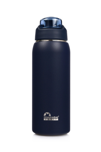 Butelka termiczna na wodę Majestic Sport Delta 750 ml - Granatowa - opinie w konesso.pl