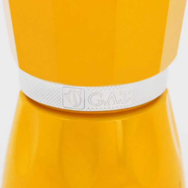 OUTLET - Kawiarka GAT Bella 9 filiżanek - Żółta