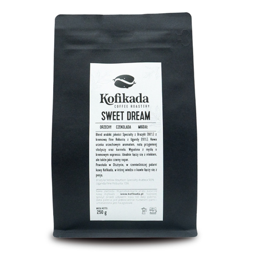 Kawa ziarnista Kofikada Sweet Dream Espresso Blend 250g - opinie w konesso.pl