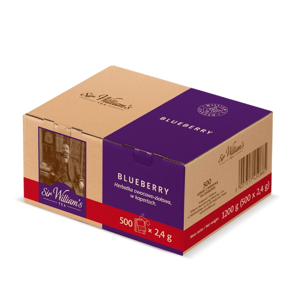 Owocowa herbata Sir Williams Tea Blueberry 500x2,4g