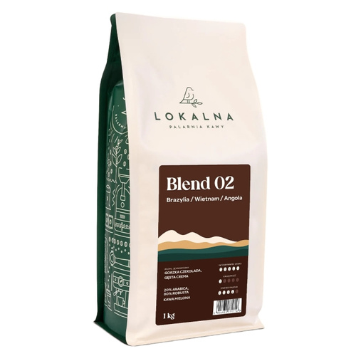 Kawa ziarnista Lokalna Palarnia Kawy Blend 02 1kg