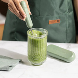 Ręczny spieniacz do mleka Subminimal NanoFoamer Go - Zielony