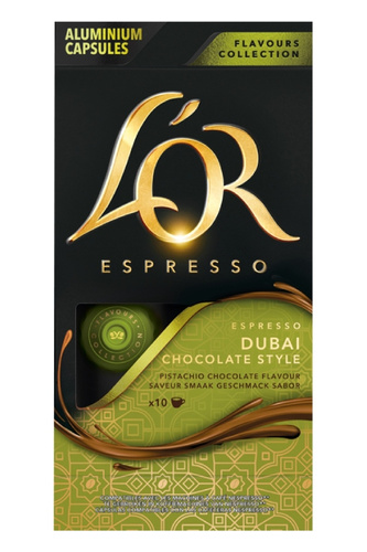 OUTLET - Kapsułki do Nespresso L'OR Dubai Chocolate Style 10 szt.