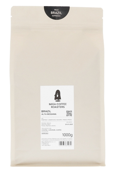 Kawa ziarnista Miga Brazil Espresso 1kg