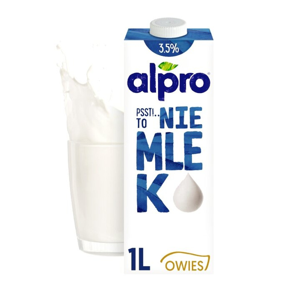ZESTAW - ALPRO OWSIANE - Nie Mleko UHT 3,5% tł. 8x1l