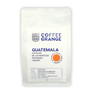 Kawa ziarnista Coffee Grange Guatemala Catalan de Las Mercedes Pacamara Washed 250g – NIEDOSTĘPNY