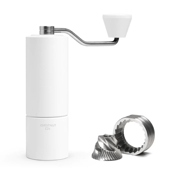 Młynek do kawy Timemore Chestnut C2S - Biały – NIEDOSTĘPNY