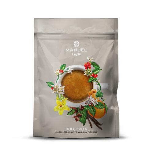 Kawa ziarnista Manuel Dolce Vita 250g - Doypack - opinie w konesso.pl