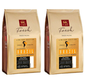 ZESTAW - Kawa ziarnista MK Cafe Fresh Brazil Cemorrado Honey 2x1kg
