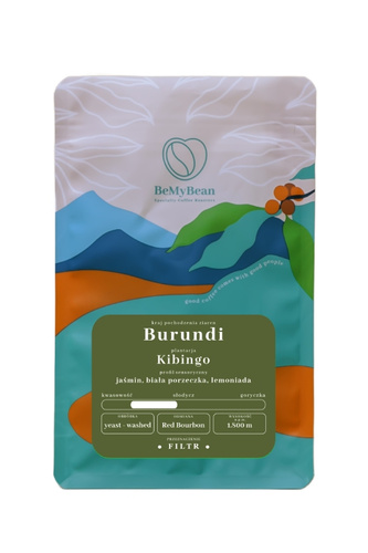 Kawa ziarnista BeMyBean Burundi Kibingo Filtr 250g – NIEDOSTĘPNY