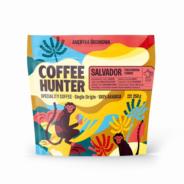 Kawa ziarnista COFFEE HUNTER Salvador Finca Marina Cumbre Espresso 250g