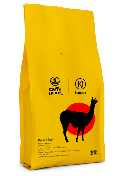 Kawa ziarnista Caffe Grano x Konesso Peru Chacra 1kg - NIEDOSTĘPNY
