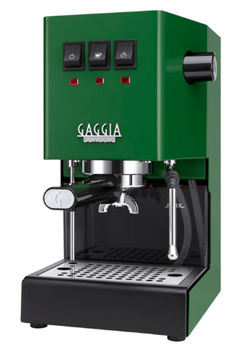 Ekspres do kawy Gaggia Classic E24 Jungle Green - Zielony + GRATIS PAKIET BARISTY - opinie w konesso.pl