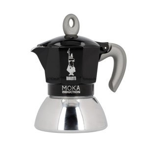Kawiarka Bialetti New Moka Induction 2 filiżanki - Czarna - opinie w konesso.pl