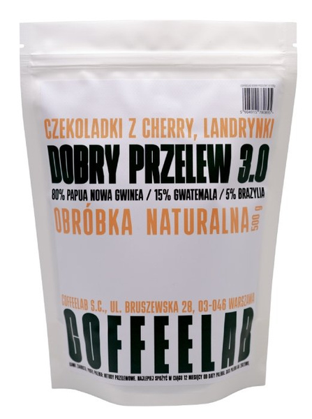 Kawa ziarnista Coffeelab Dobry Przelew 3.0 500g - NIEDOSTĘPNY