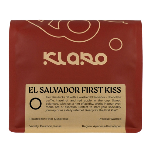 Kawa ziarnista Klaro Salwador First Kiss Omni 250g – NIEDOSTĘPNY