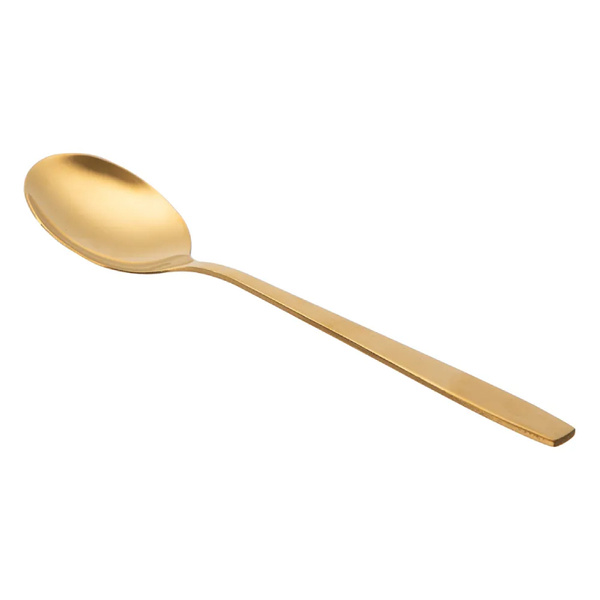 Szklanki Altom Design Werona 310 ml ze złotymi łyżeczkami - 2 sztuki