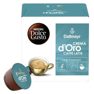 OUTLET - Kapsułki NESCAFÉ® Dolce Gusto® Dallmayr Crema d'Oro Caffè Latte 16 sztuk