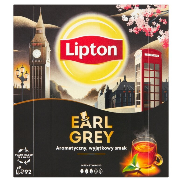 Herbata czarna Lipton Earl Grey 92x1,5g – NIEDOSTĘPNY