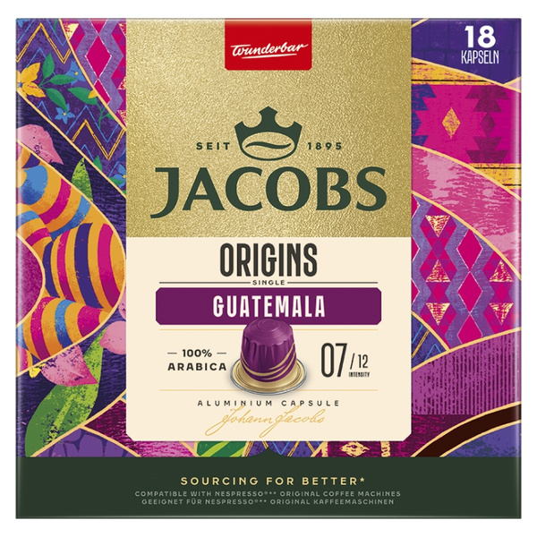 Kapsułki do Nespresso Jacobs Origins Guatemala 18 szt.